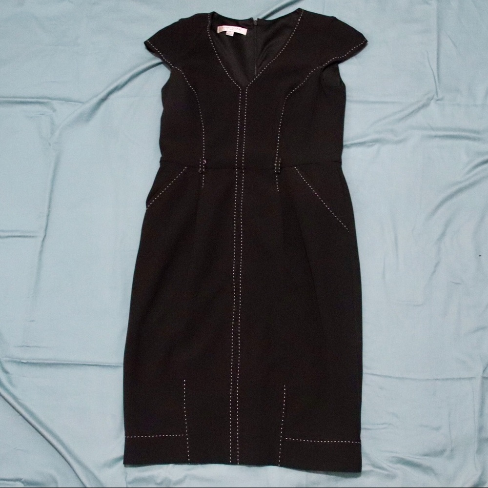 Evan Picone Short Sleeve Dress